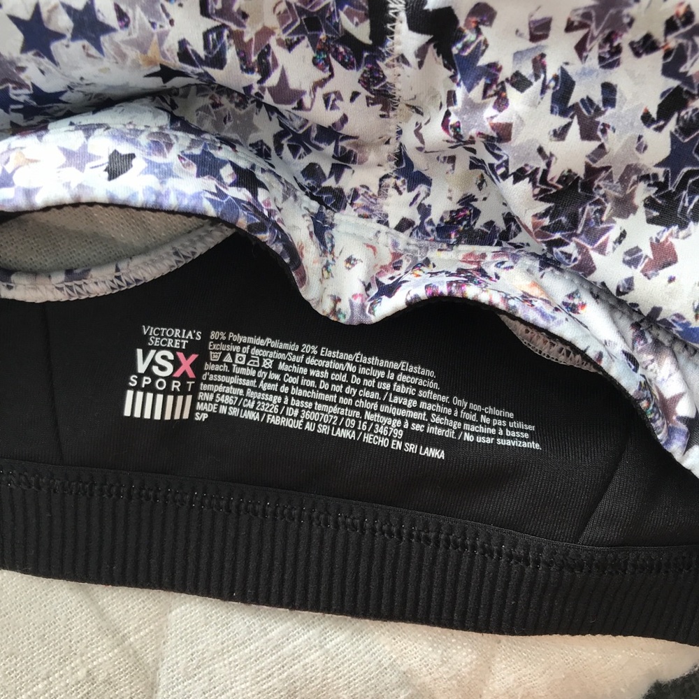 VSX Sport Star Confetti Sports Strappy Front Bra - Picture 5 of 5